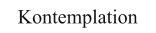 Kontemplation